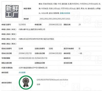 十年磨一劍未成，商標申請之痛 蒙牛的十六年商標路